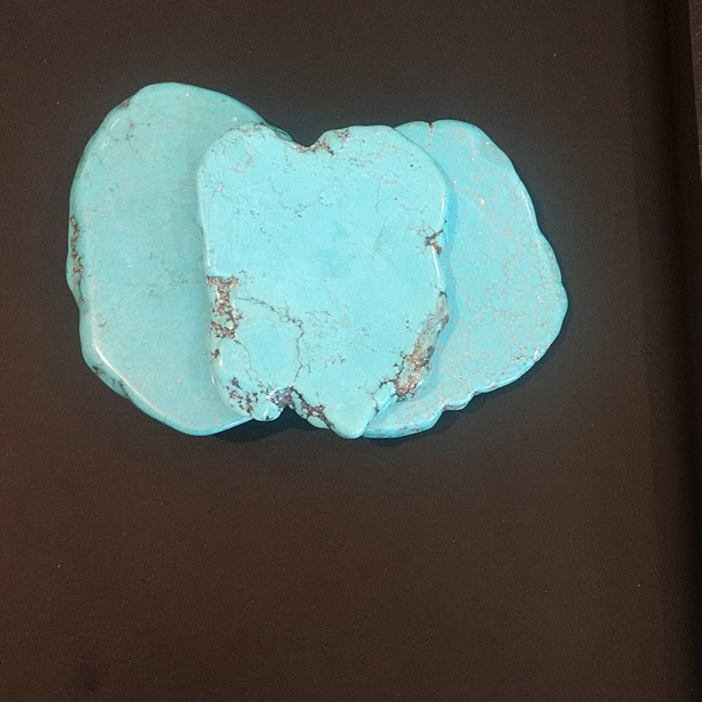 Turquoise Slab Belt Buckle